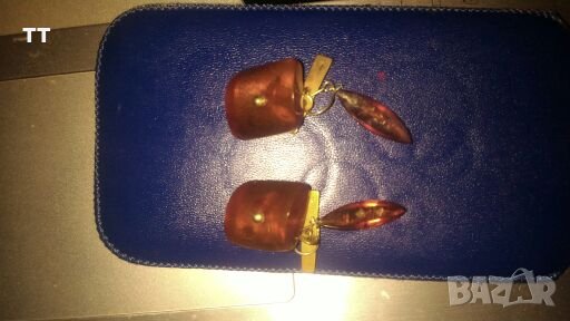 Унилални масивни кехлибарени ръкавели