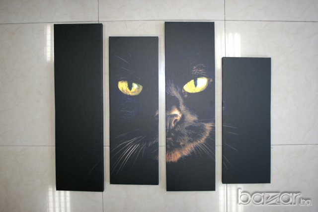 Картина Черна котка #083, снимка 2 - Пана - 6411857