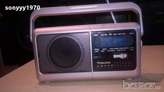 mikomi 3 band receiver-внос швеицария, снимка 4 - Ресийвъри, усилватели, смесителни пултове - 14644251