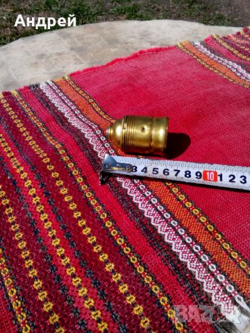 Стара месингова фасонка #2, снимка 6 - Антикварни и старинни предмети - 24897819