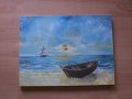 Картина с маслени бои "Морският Бряг" 