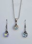 Комплект,Обеци,Колие. Сваровски "Briolette Bead'' Crystals from SWAROVSKI, снимка 2
