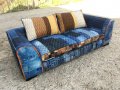 Дънков диван , снимка 1 - Дивани и мека мебел - 24866475