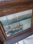 Бронка Гюрова-Алшех стара картина пейзаж маслени бои подписана, снимка 7