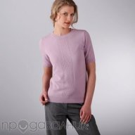 нов пуловер къс ръкав 2 цвята Anne Weyburn XL, снимка 3 - Блузи с дълъг ръкав и пуловери - 12182692