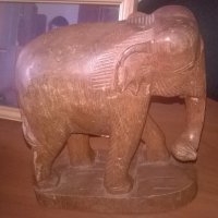 дървен слон-за колекция, снимка 2 - Антикварни и старинни предмети - 19743302