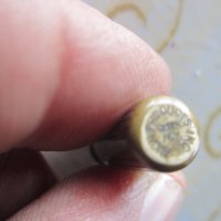 Старо бронзово червило патрон гилза , снимка 5 - Колекции - 25581275