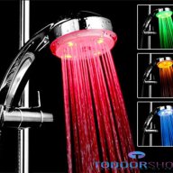 Светеща душ слушалка в 3 цвята Led shower, снимка 1 - Други - 10040924