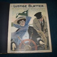 13 броя "Lustige blätter" от 1911г. карикатури комикси фейлетони, снимка 1 - Списания и комикси - 26173579