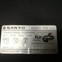 Касетофон, самоучител Sanyo TRC 9010, снимка 8 - Радиокасетофони, транзистори - 21107922