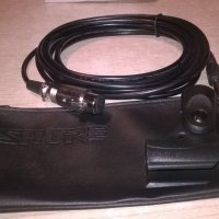 shure-кожен калъф+кабел с жак и букса+държач за микрофон, снимка 4 - Микрофони - 24670325