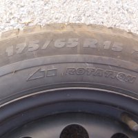 4бр зимни гуми с стоманени джанти за MINI 175/65/15, снимка 6 - Гуми и джанти - 22992370