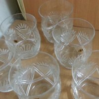 кристални чаши  , снимка 3 - Антикварни и старинни предмети - 24197362