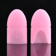 5 броя многократни силиконови шапки за сваляне на ноктопластика, гел лак, снимка 2 - Продукти за маникюр - 18589403