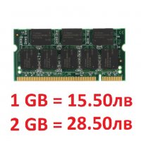 ЧИСТО НОВА Kingston Памет DDR SDRAM KVR333S0/1GR PC-2700S 333Mhz 200Pin DDR333 SODIMM PC-2700 , снимка 2 - Части за лаптопи - 24503580