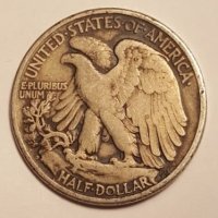 Rare 1938-D 50 Cents USA Value $150, снимка 2 - Нумизматика и бонистика - 19840117