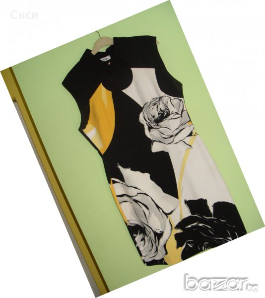 Намаление!!!Дамска рокля на цветя, снимка 1