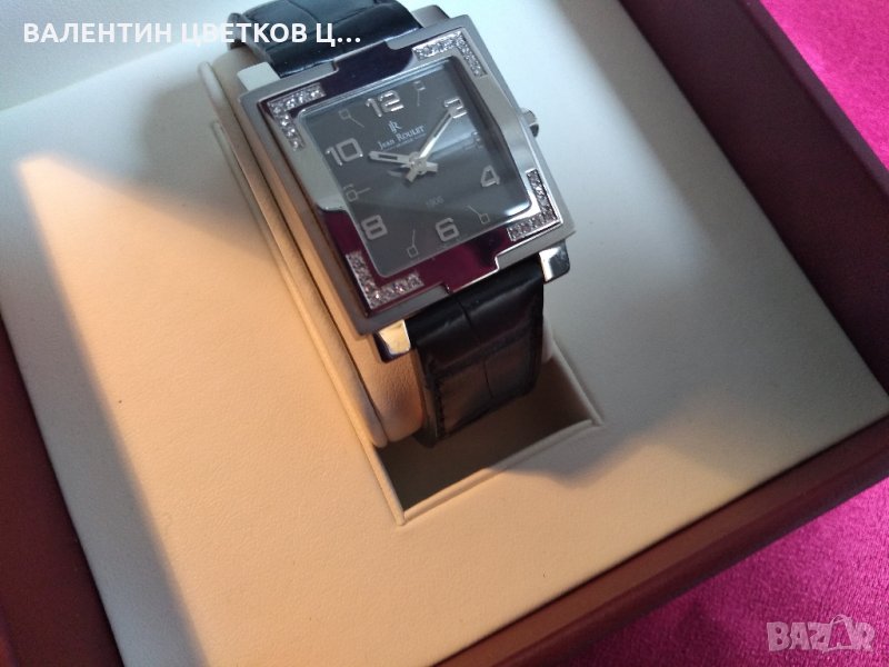 Ръчен часовник Жан Руле Скуер с диаманти., снимка 1