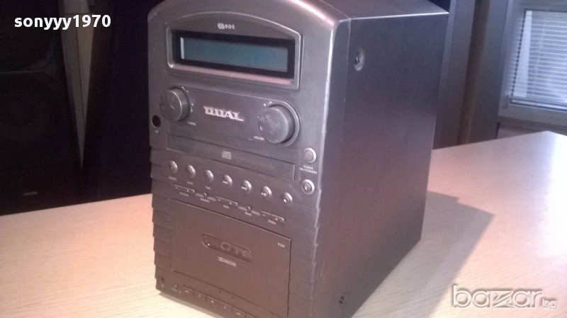 dual amplifier+cd+tuner/rds+deck/revers/dolby-внос швеицария, снимка 1