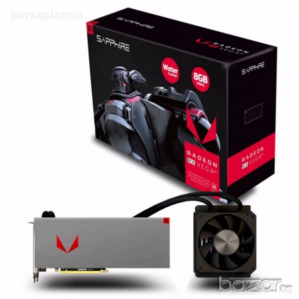 Sapphire Radeon RX VEGA 64 XTX 8GB HBM2 PCI-Express Liquid Cooled, снимка 1