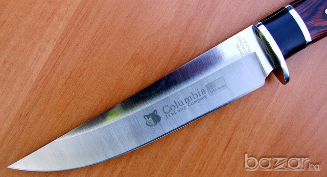 Ловен нож с фиксирано острие COLUMBIA G02, снимка 8 - Ножове - 7396369