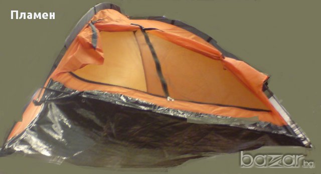 Двуместна къмпинг палатка тип иглу, лятно оборудване WEEKEND 140х200х100 см. Нови ! , снимка 3 - Палатки - 11430293