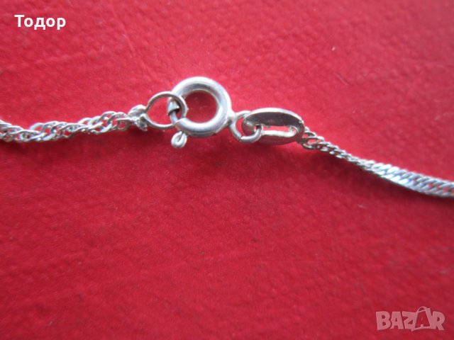 Прекрасно сребърно колие медальон 925, снимка 3 - Обеци - 22692579