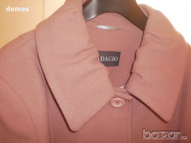Дамско палто ADAGIO цвят пепел от рози, ново, размер ЕU 40 , снимка 7 - Палта, манта - 16477380