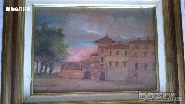 картина-градски пейзаж, снимка 2 - Картини - 12036244