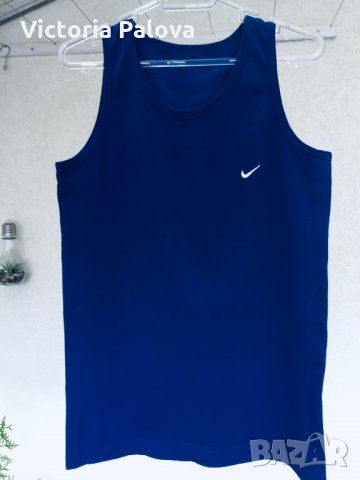 Безшевен памучен потник NIKE 