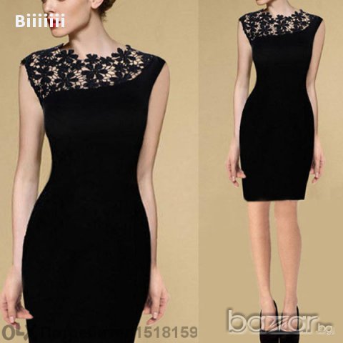Налична черна рокля!, снимка 1 - Рокли - 9813748