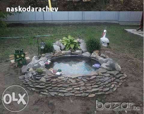 Гумена заготовка за направа на градинско езеро, снимка 1