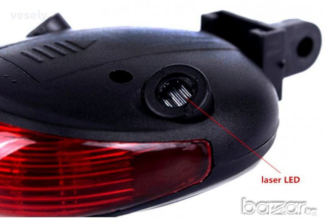 Лазерен стоп-фар за велосипед  , снимка 3 - Аксесоари и консумативи - 16208353