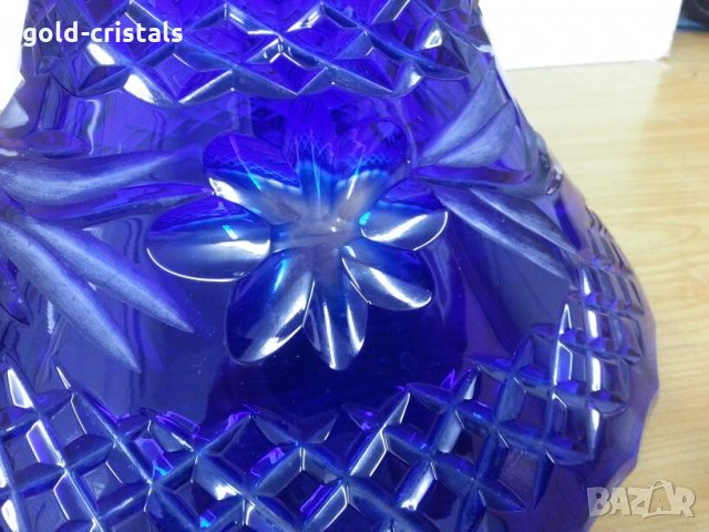Кристална купа , снимка 4 - Антикварни и старинни предмети - 22387220