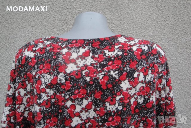 4XL  нова цветна блуза от акрил  , снимка 5 - Блузи с дълъг ръкав и пуловери - 24070443