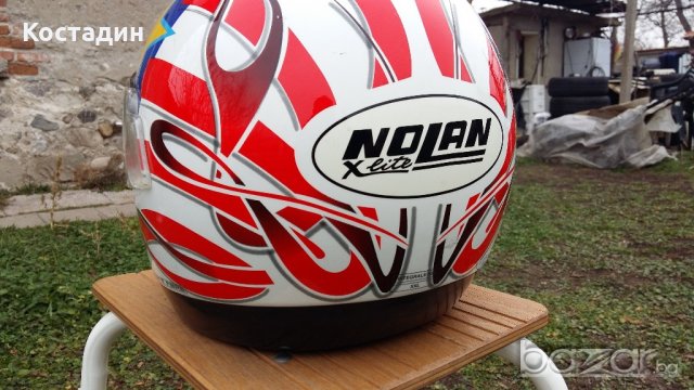 Мото каска Nolan Xlite 60-62 см, снимка 4 - Аксесоари и консумативи - 20367205