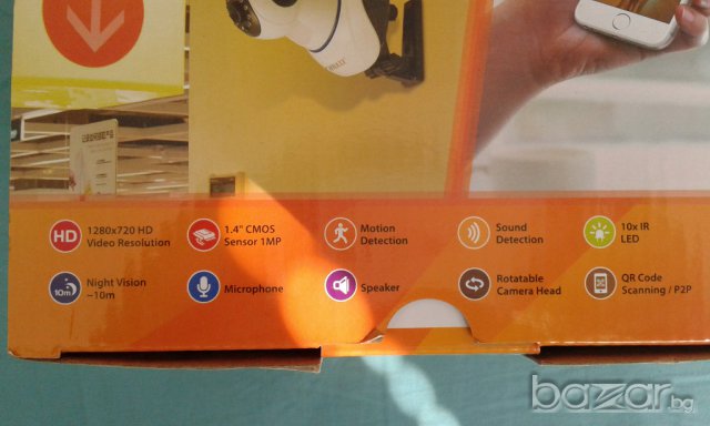 Охранителна камера TECHNAXX IP 720P закрит (TX-23 +), 1,3MP - нови!, снимка 10 - Камери - 17746401