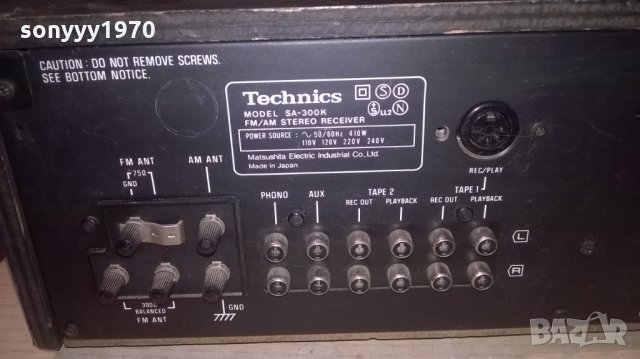 technics sa-300k stereo receiver-made in japan, снимка 11 - Ресийвъри, усилватели, смесителни пултове - 24388011