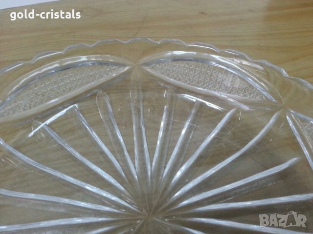 кристална купичка чиния , снимка 2 - Антикварни и старинни предмети - 25384117