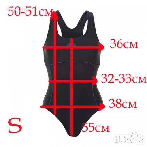 Дамски цял бански Slazenger, нов, с етикет , снимка 5 - Бански костюми - 25111555