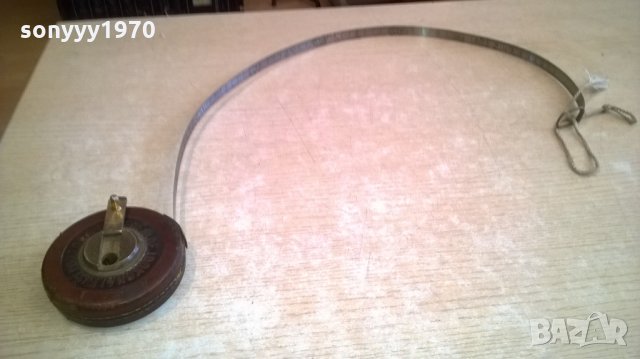 АНТИКА-стара кожена ролетка-кожа и месинг-метална лента, снимка 17 - Колекции - 24498383