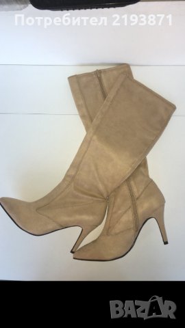 Нови ботуши велурени по крака Anna Field номер 40-41, снимка 2 - Дамски ботуши - 24266719