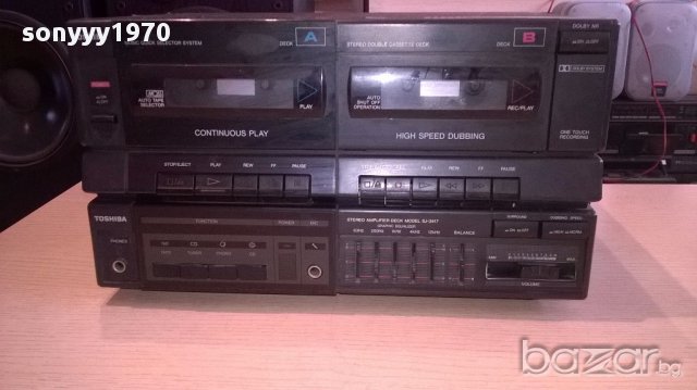 Toshiba amplifier+deck-внос швеицария, снимка 6 - Ресийвъри, усилватели, смесителни пултове - 13925289