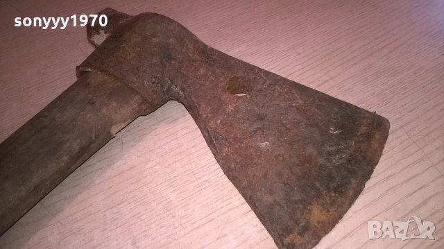 ПОРЪЧАНА-немска ретро брадва/сатър/томахавка-40х23см-внос швеицария, снимка 11 - Колекции - 22002136