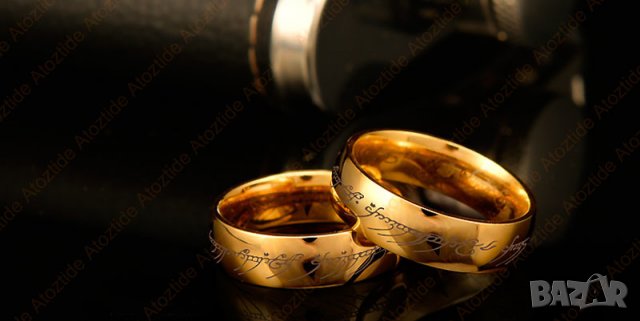 💍Sauron's All Powerful Ring (LOTR Hobbit) - Пръстена с гравираното елфско слово !, снимка 3 - Пръстени - 21949737