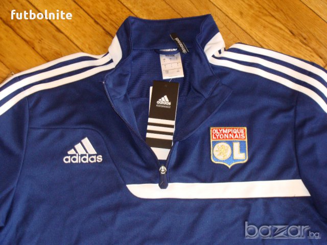  Уникален Тренировъчен Анцуг Олимпик Лион Адидас тесен Lyon Training Tracksuit Adidas New, снимка 8 - Спортна екипировка - 15321815