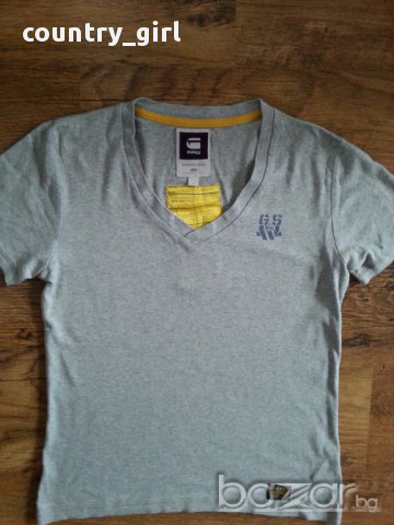 G-star CM Logo V T  - мъжка тениска, снимка 2 - Тениски - 17336258