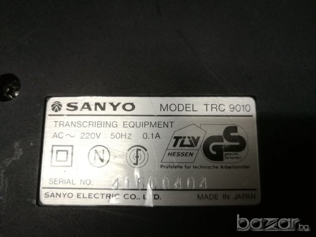 Касетофон, самоучител Sanyo TRC 9010, снимка 8 - Радиокасетофони, транзистори - 21107922