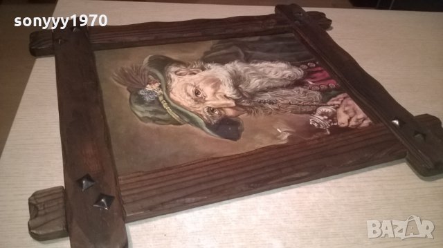 ретро картина-красива и стилна-57х48см-внос швеицария, снимка 13 - Колекции - 23507625