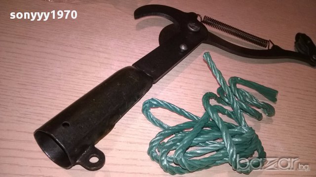 Нова ножица за клони с въже за рязане от разстояние 34см, снимка 6 - Градински инструменти - 17658153